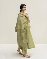 Summer Lawn Shirt With Monar Embroidered Dupatta 3 Piece QN2008