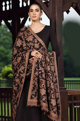 QN880-Wintr Maria B Dhanak Suit with Heavy Embroidered Dhanak Shawl