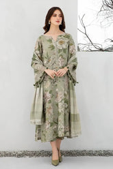 QN942- Winter 3PC Dhanak wool Printed Suit