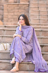 QN1020 - Breeze 3PC Lawn Embroidered Suit UNSTITCH