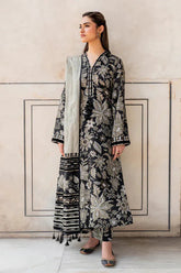 QN950- Baroque Winter 3PC Dhanak Karandi Printed Suit