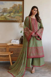 QN1002 - Bareeze 3 Piece Embroidered Lawn Suit
