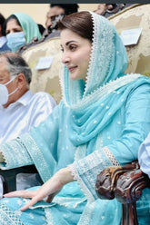 QN008 - Maryam Nawaz Lawn MN-756 – 3Pcs Embroidered Lawn