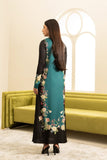QN828-3PC-WINTER Unstitched shamoz silk fabric in floral print.