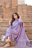 QN1020 - Breeze 3PC Lawn Embroidered Suit UNSTITCH
