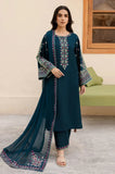 QN111 - Sapphire 3PC Lawn Embroidered Suit UNSTICH