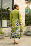 QN829-3PC-WINTER Unstitched shamoz silk fabric in floral print.
