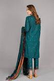 QN527- WINTER kayseria-3PC Unstitched Linen Winter Collection Embroidered Suit