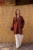 2PC Embroidered lawn QN2015