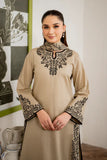 QN913-WINTER 3PC Unstitched Embroidered Suit with Printed Shawll