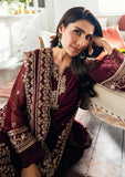 Winter Azure 3pc unstitched Dhanak Emb with Emb Shawl QN2503