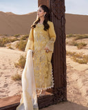 RANG RASIYA-3PC LAWN EMBROIDERED SHIRT WITH NET EMBROIDERED DUPATTA QN2031