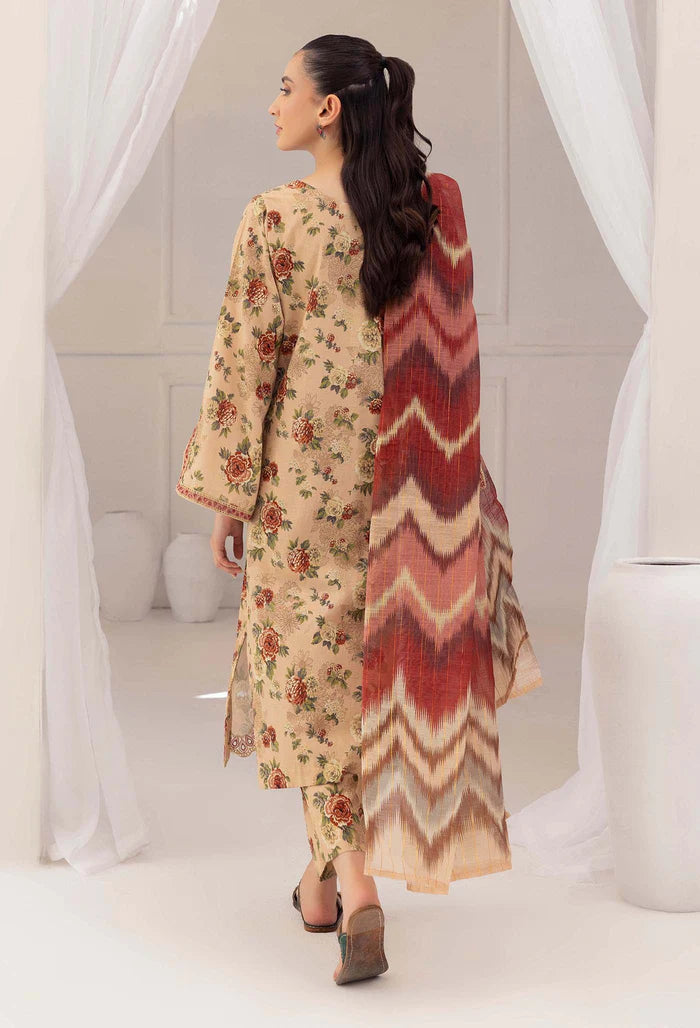 QN831 WINTER 3PC wool karndi Printed - Qirat Noman