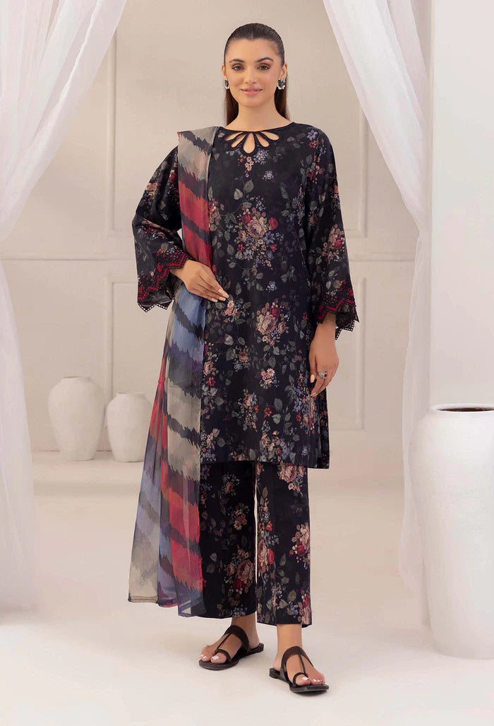 QN830 WINTER 3PC wool karndi Printed - Qirat Noman