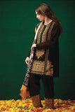 QN424-WINTER UNSTITCHED 3PC Dhanak Embroidered Suit with Printed Wool Shawll