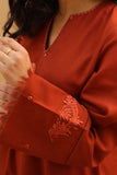QN565-Winter 3PC Dhanak Embroidered Suit with Dhanak Embroidered Shawll
