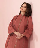 QN731-SUMMER 3PC Lawn Embroidered Shirt With Chiffon Embroidered Dupatta unstitch