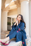 QN615-Asling Winter 3PC Dhanak suit with Embroidered Shawll