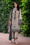 QN943-jazmin Winter 3PC Dhanak Embroidered suit with Printed Shawll