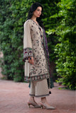 QN943-jazmin Winter 3PC Dhanak Embroidered suit with Printed Shawll