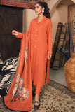 QN812-WINTER 3 Piece Dhanak Suit with digital printed wool shawll