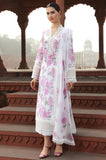 QN019 -Bareeze -Embroided 3pc lawn dress with embroidered chiffon dupatta