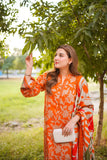 QN1231 Winter 3PC Unstitched Karandi Digital Print Dress