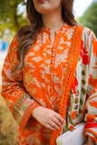 QN1231 Winter 3PC Unstitched Karandi Digital Print Dress