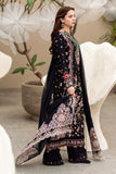 QN1033 - Qalamkar - 3PC Lawn Embroidered Shirt with Embroidered Slub Net Dupatta unstitch