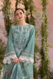 SOBIA NAZIR-3PC LAWN EMBROIDERED SHIRT WITH CHIFFON  PRINTED DUPATTA QN2025