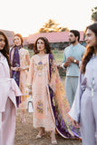 MUSHQ 3PC EMBROIDERED LAWN SUIT WITH PRINTED SILK DUPATTA UNSTITCH QN2008