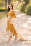 QN1212 WINTER 3-Pc Unstitched Embroidered Dhanak Suit with Embroidered Shawll