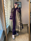 Unstitched Velvet Dress with Printed krandi Shawl QN1271