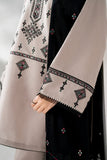 QN1237 Winter 3PC Unstitched  DHANAK EMBROIDERED SHIRT WITH DHANAK EMBROIDERED SHAWL AND TROUSER-BIC-