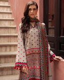 QN1213  Winter 3PC Unstitched karndi wool Digital Printed Suit