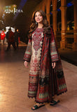 QN1224- ASIM JOFA - Winter 3PC Unstitched Karandi Digital Print Dress