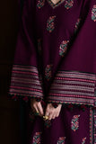 QN1236 Winter BATIK-3PC DHANAK EMBROIDERED SHIRT WITH DHANAK EMBROIDERED SHAWL AND TROUSER-BIC- Regular price 5999
