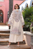 Bareeze Embroidered 3 Piece lawn dress with embroidered chiffon dupatta QN2006