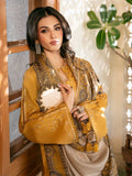 IZEL-3PC SUMMER LAWN EMBROIDERED SHIRT WITH CHIFFOON PRINTED SHAWL QN2018