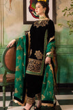 QN551 Velvet Winter Embroidered 3PC Unstitched With embroidered Dupatta