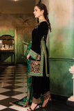 QN551 Velvet Winter Embroidered 3PC Unstitched With embroidered Dupatta