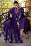 URGE-3PC SUMMER LAWN EMBROIDERED SHIRT AND EMBROIDRED SLEEVES QN2016